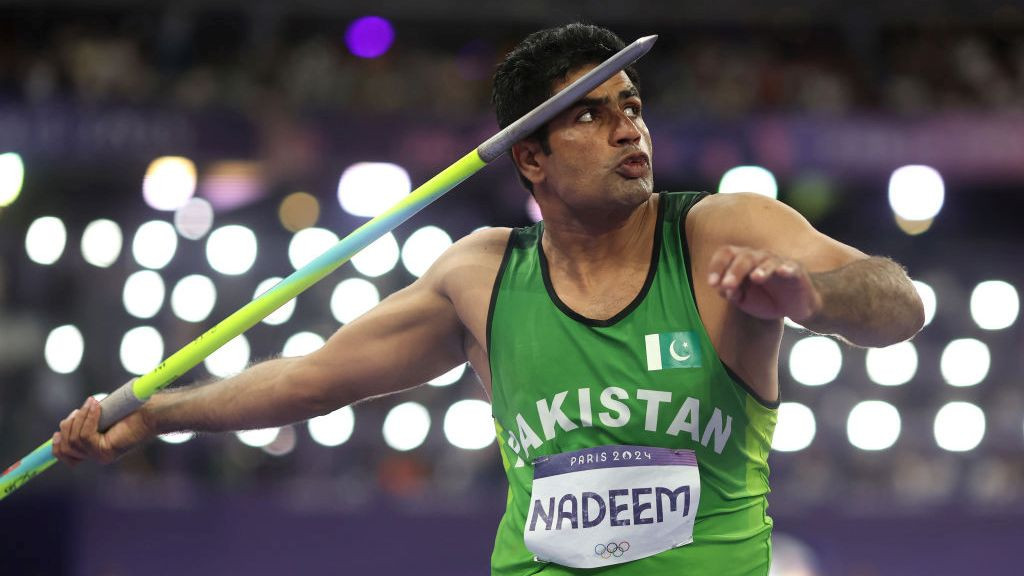 Arshad Nadeem of Team Pakistan competes in the during the Men's Javelin Throw Final. GETTY IMAGES