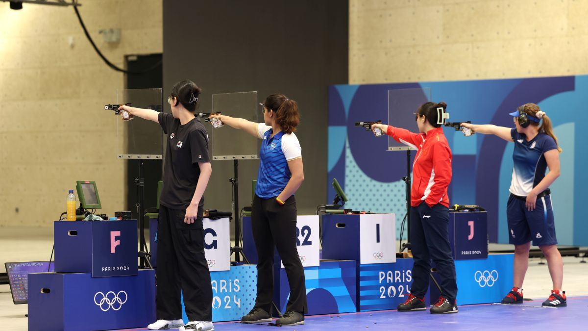 Al Mehairi will compete at Châteauroux Shooting Center. GETTY IMAGES