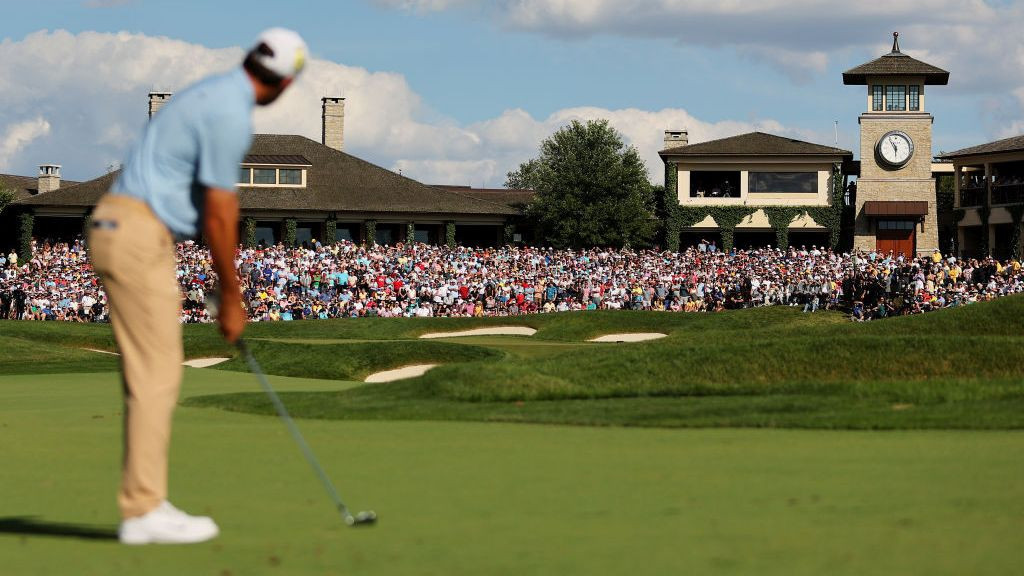 Scottie Scheffler of the United States during the Memorial Tournament at Muirfield Village Golf Club in Dublin, Ohio. GETTY IMAGES