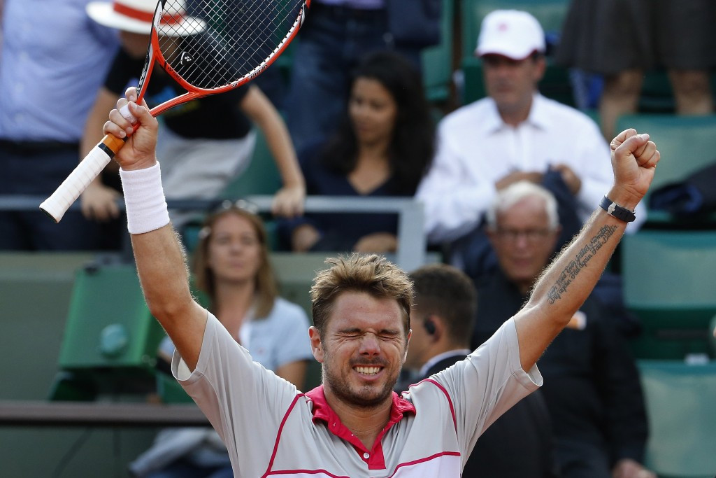 Stanislas Wawrinka claimed his first-ever win over Federer at a Grand Slam with a confident win today