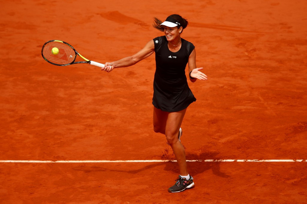 Women's seventh seed Ana Ivanovic of Serbia is through to the semi-finals after she beat Elina Svitolina