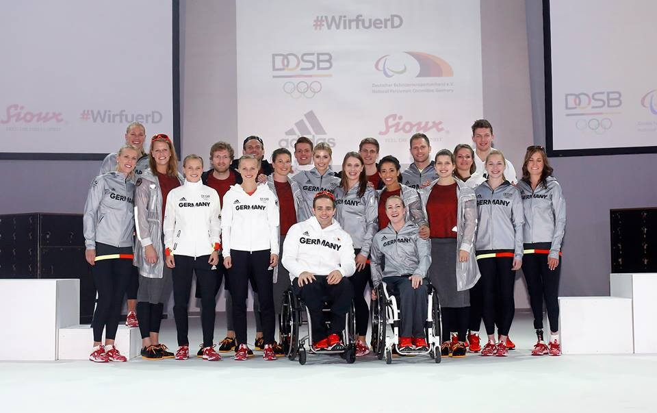 Germany's Rio 2016 kit was unveiled in Düsseldorf ©Facebook/Olympiamannschaft