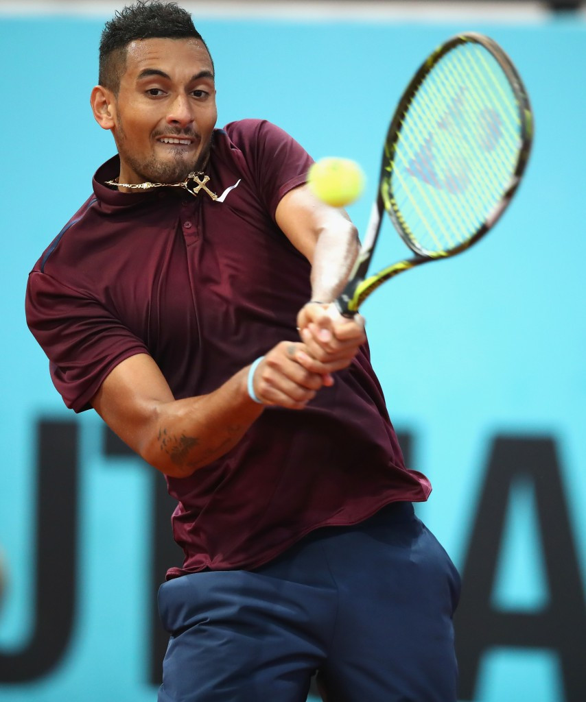 Nick Kyrgios has also courted controversy