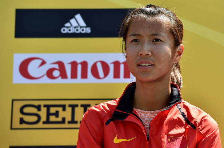 Liu Hong, China's double world champion and world record holder, led virtually from start to finish to secure gold at the IAAF World Road Walking Team Championships in Rome ©Getty Images