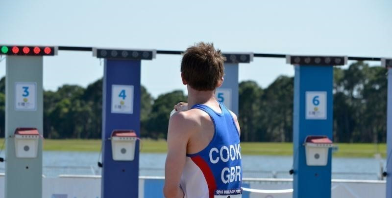 James Cooke moved into the lead during the combined shooting and running