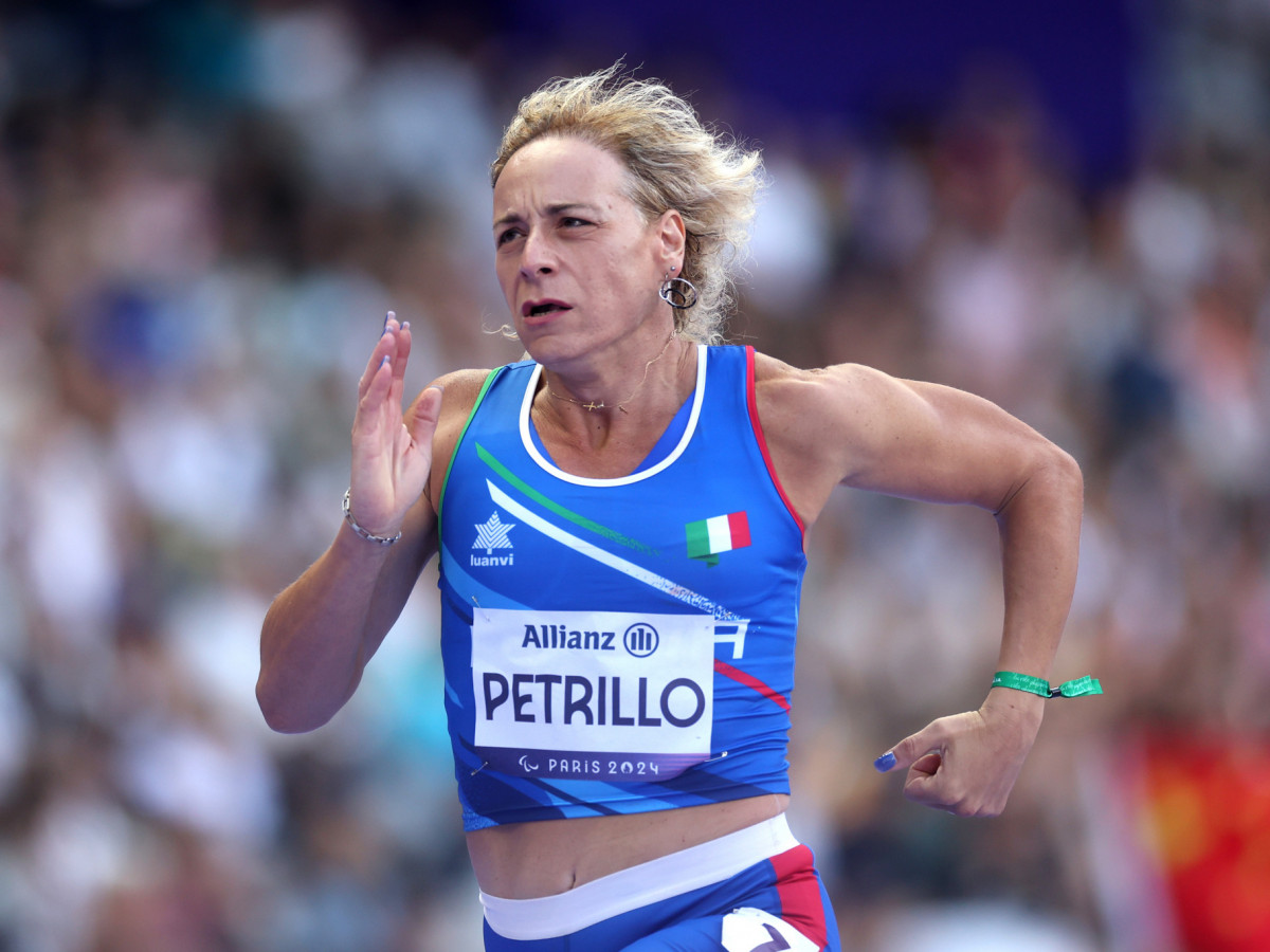 Valentina Petrillo made history as the first openly transgender athlete to compete in the Paralympics. GETTY IMAGES