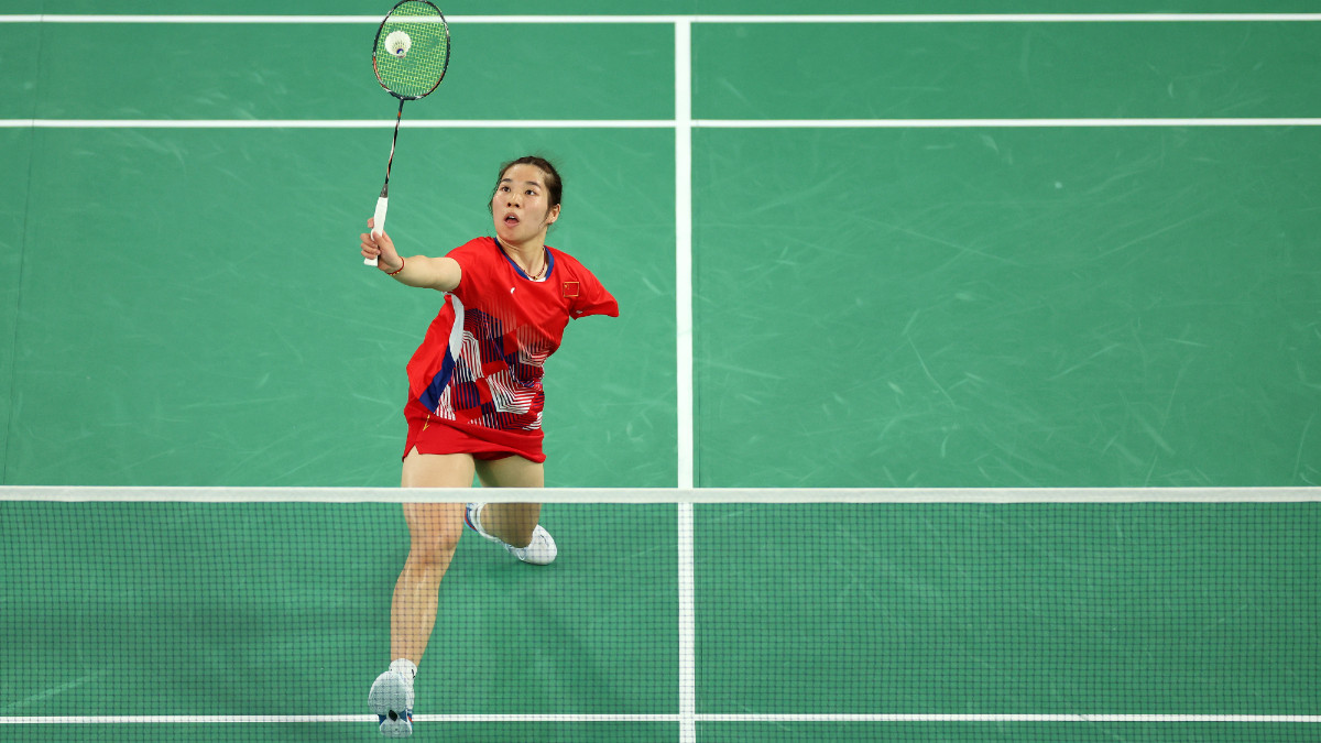 China's Qiu Xia Yang easily won the gold medal in the SU5 Women's Para-badminton singles. GETTY IMAGES  