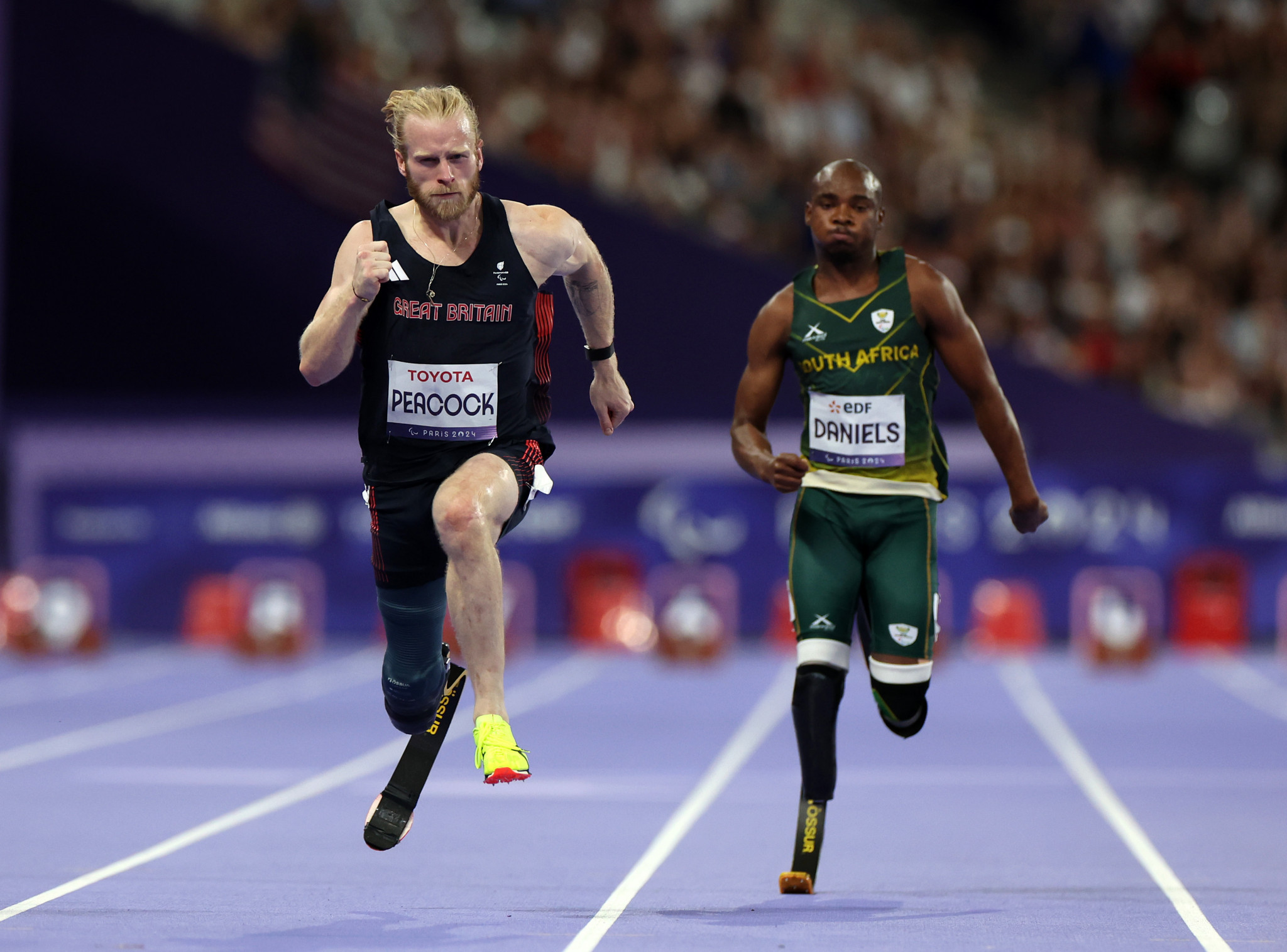 Jonnie Peacock has called for para-athletes to participate in the Diamond League. GETTY IMAGES