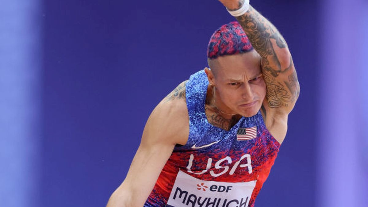 Nick Mayhugh of United States competes during the Men's Long Jump T38. GETTY IMAGES