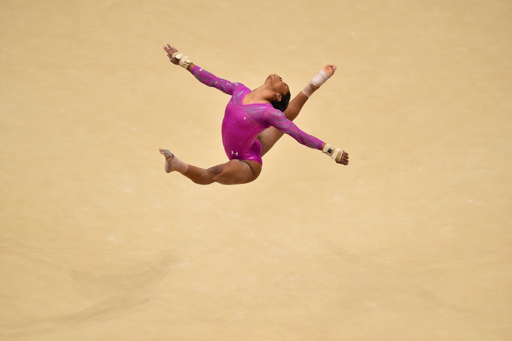 The United States' will begin qualifying in the women's all-round event with the floor apparatus 