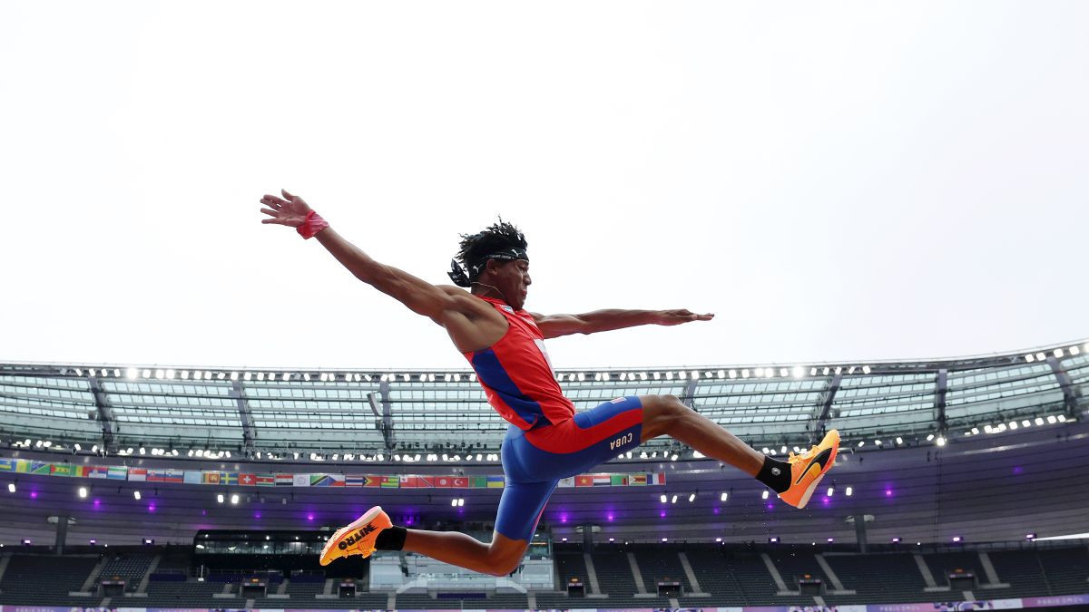 Robiel Yankiel Sol in action during the Men's Long Jump T47 Final. GETTY IMAGES