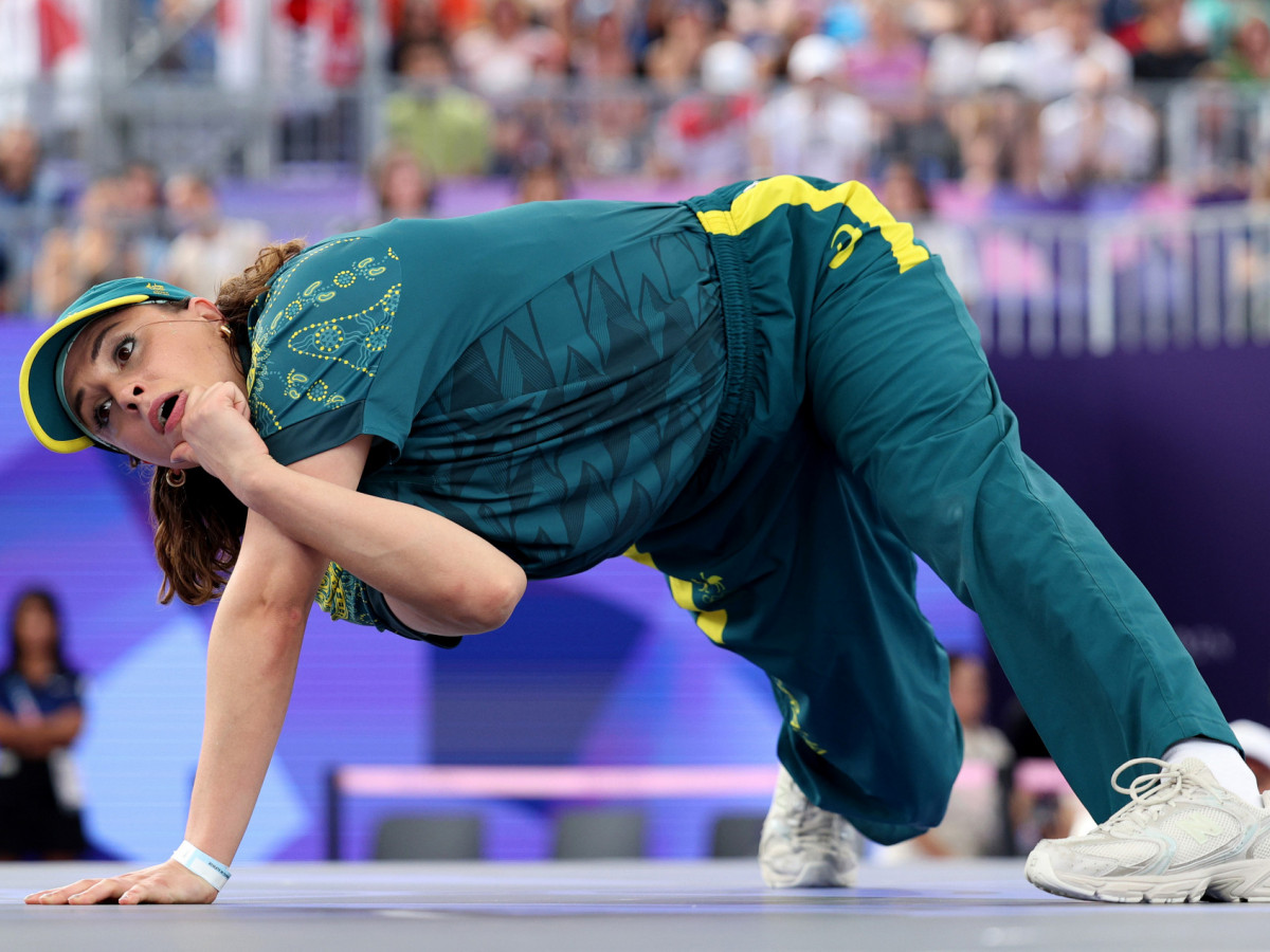 Raygun went viral following her Olympic performance. GETTY IMAGES