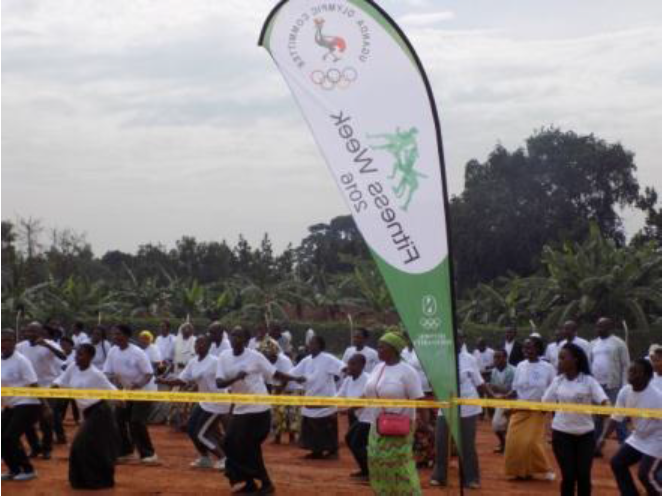 Uganda Olympic Committee celebrate World Day for Physical Activity with police force