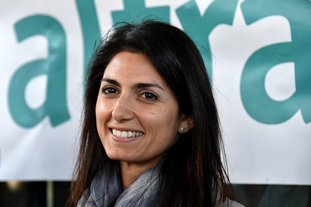 Mayoral frontrunner Virginia Raggi is expected to meet with Giovani Malago tomorrow ©AFP/Getty Images