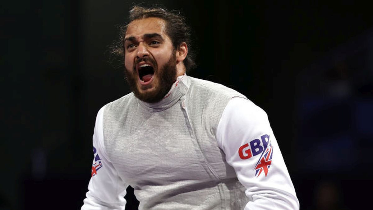 Coutya reacts after his win. GETTY IMAGES