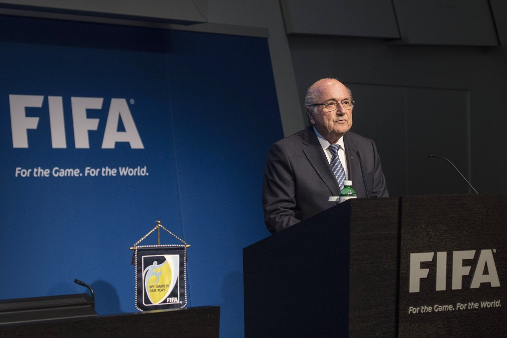 Sepp Blatter made his shock announcement at a hastily-arranged press conference in Zurich on Tuesday