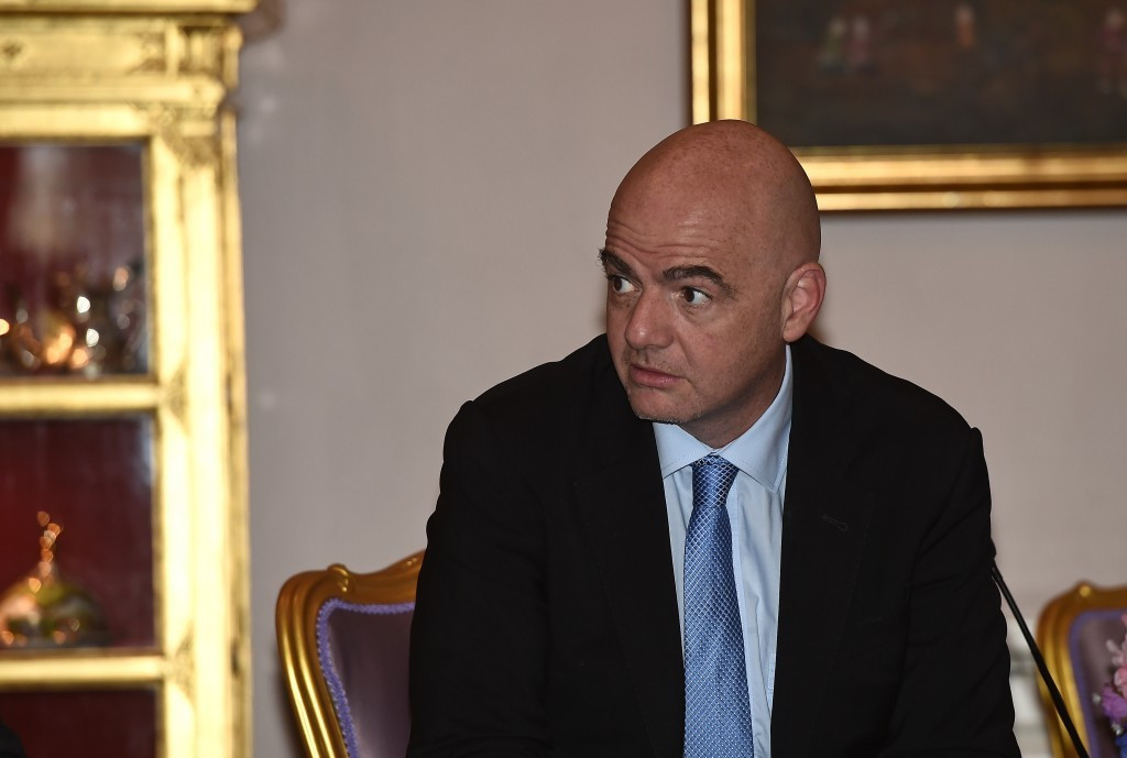 FIFA President Gianni Infantino is expected to visit Israel and Palestine later this year ©Getty Images