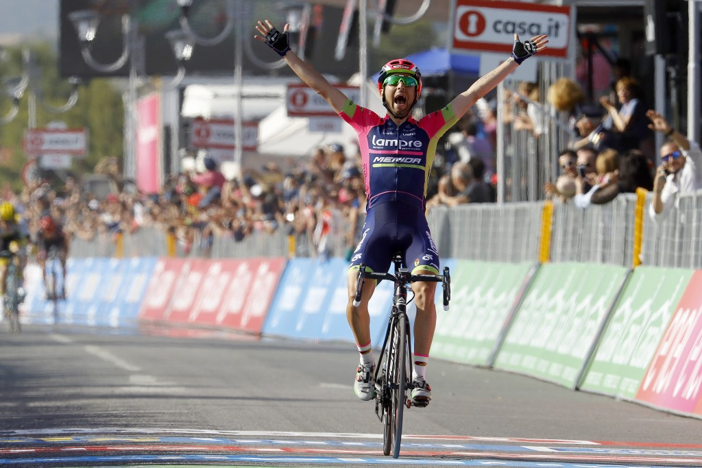 Diego Ulissi earned the fifth Giro d'Italia stage win of his career ©Getty Images