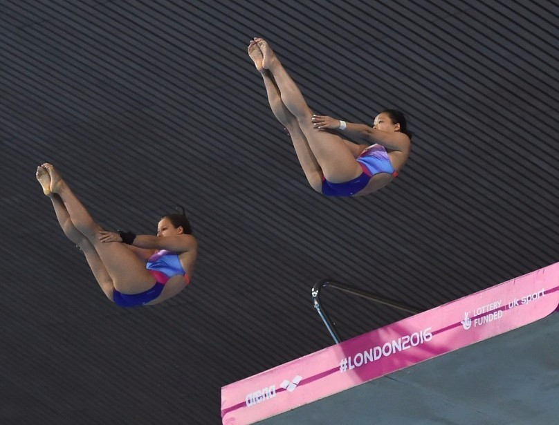 Germany's Maria Kurjo and My Phan secured the women’s 10m synchronised platform gold