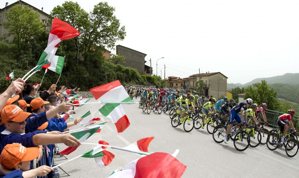 The peloton have now completed the second longest stage of this year's race ©ANSA