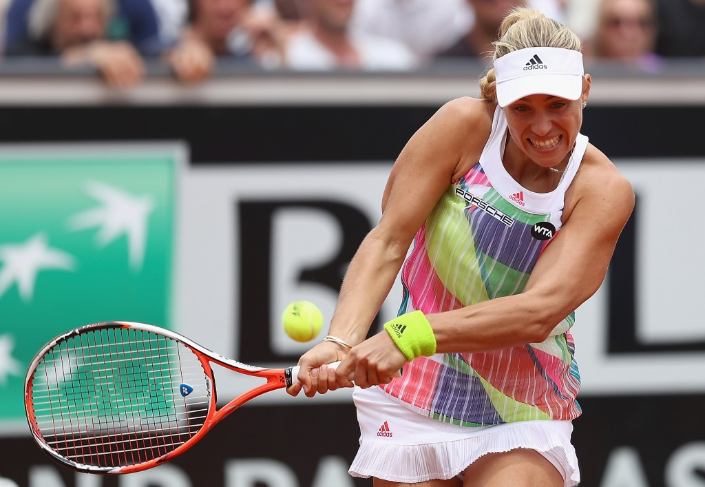 Germany's Angelique Kerber suffered second-round elimination