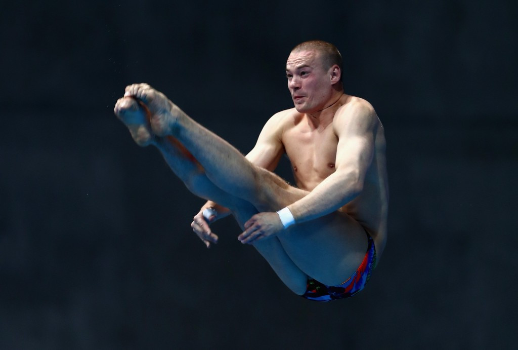 Russia's Evgeny Kuznetsov triumphed in the men's three metre springboard final