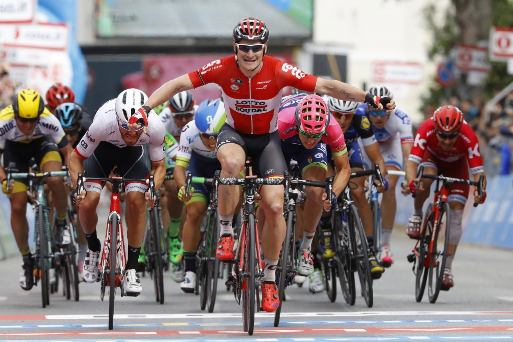 Greipel sprints to second Giro d'Italia win in three days