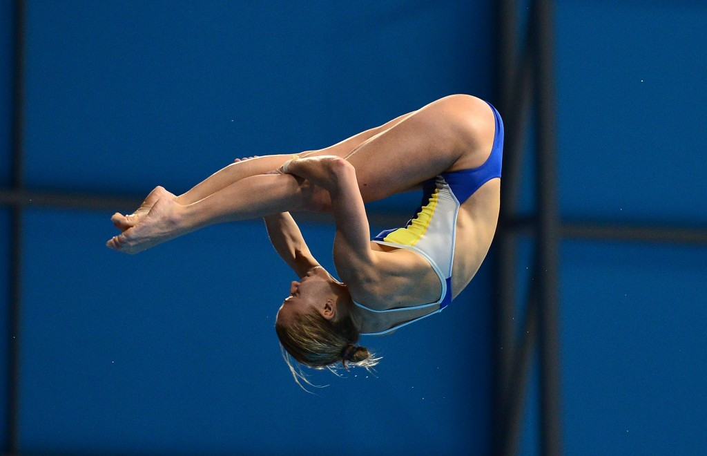  Iulia Prokopchuk claimed 10m platofrm gold for Ukraine ©Getty Images