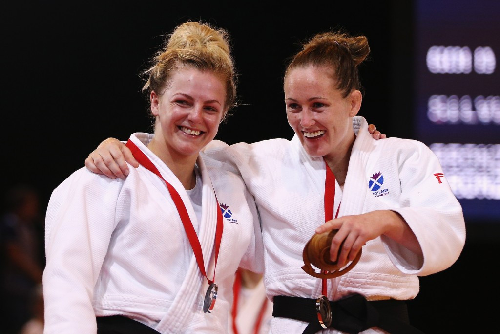 A fund set up to pay for the hospital care of British judo star Stephanie Inglis (left) has raised more than £130,000 ©Getty Images