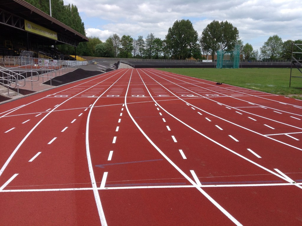 The athletics track at Nottingham’s Harvey Hadden stadium has achieved category A classification for the first time ©Nottingham City Council