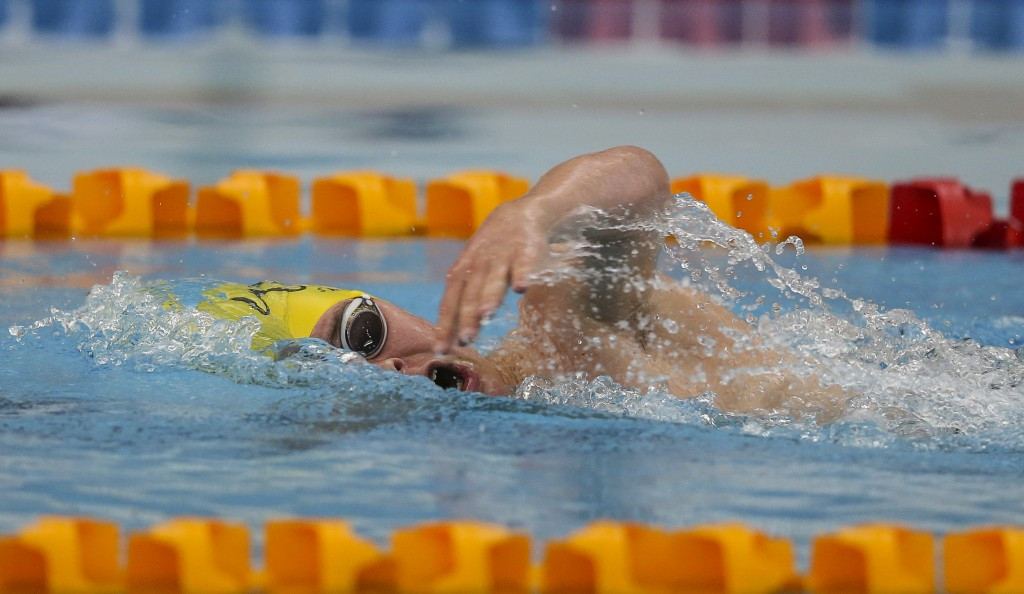 Hamish McLean, in action at the 2016 NZ Swim Opens in April