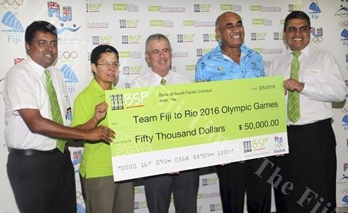 Fiji has been boosted by a donation from BSP ©FASANOC