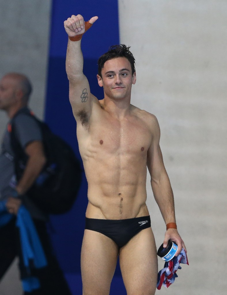 Great Britain’s Tom Daley claimed his third continental 10 metres platform title here today ©Getty Images