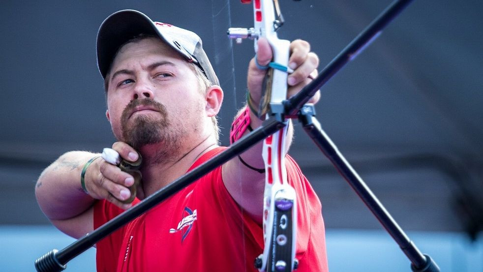 Brady Ellison showed good form in winning the men's individual title ©World Archery