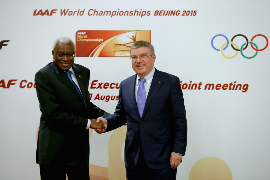 Corruption allegations surrounding the Tokyo 2020 bidding process over payments linked to Lamine Diack (left) has been one challenge for the IOC this week ©Getty Images