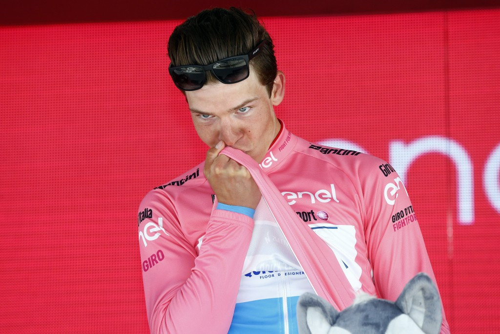 Bob Jungels claimed the pink jersey after stage ten ©Getty Images