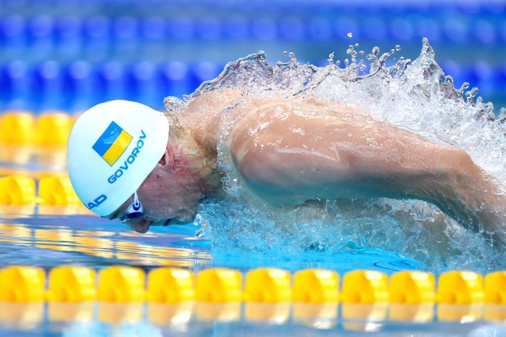 Andriy Govorov of Ukraine claimed 50m butterfly spoils ©Getty Images