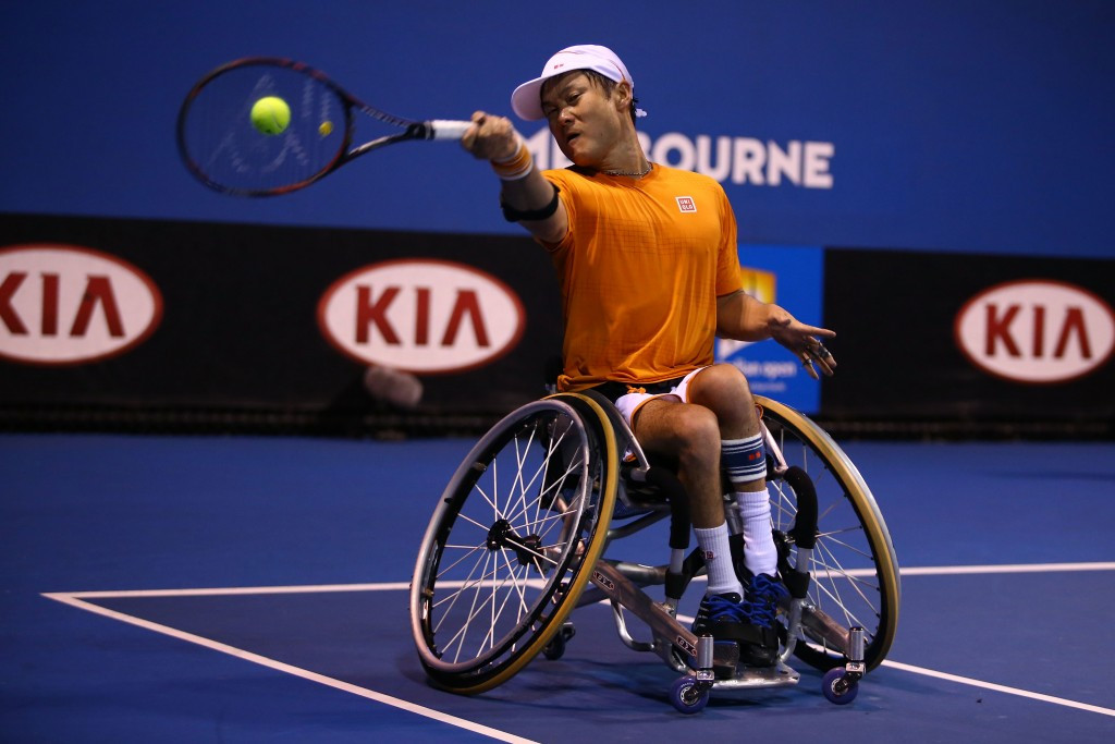 Wheelchair tennis star Shingo Kunieda will bid for his third straight Paralympic title at Rio 2016 ©Getty Images