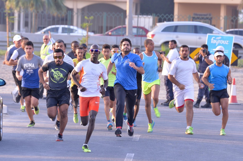 Ahmed Joda won his second race of the two-week Olympic Day activities