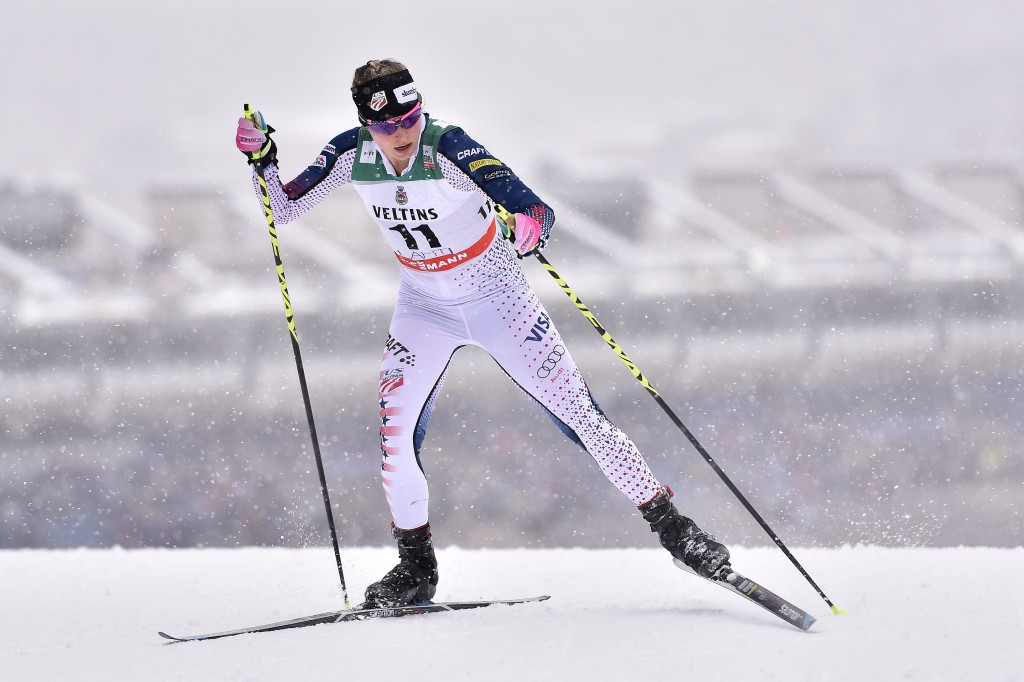 Jessica Diggins has been honoured by the USSA ©Getty Images