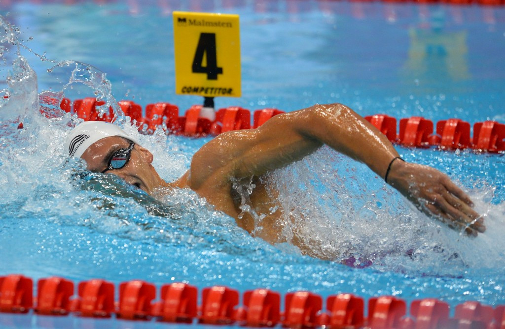 Andreas Vazaios of Greece claimed gold in the men's 200m individual medley ©Getty Images 