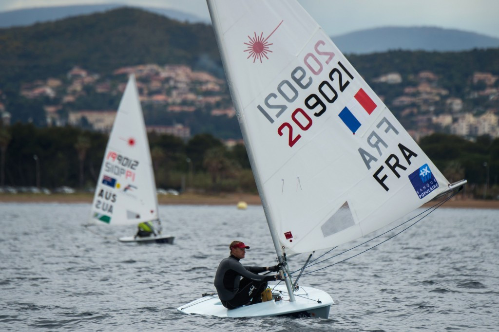 France's Jean-Baptiste Bernaz finished 12 points behind Nick Thompson in second place