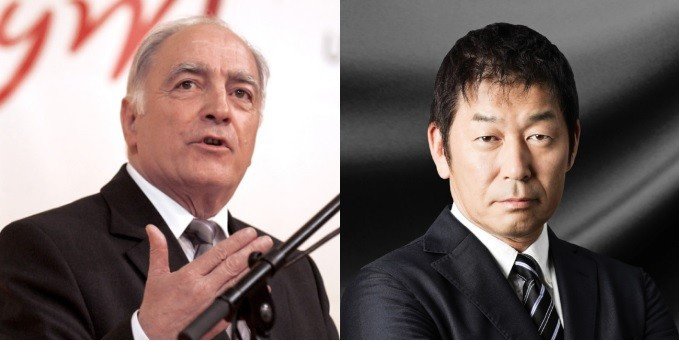 Frenchman Georges Guelzec and Japan's Morinari Watanabe are vying for the FIG Presidency ©FIG