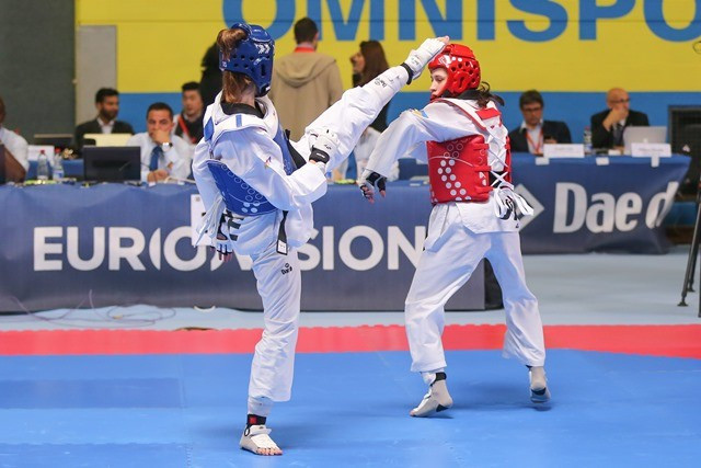 Braganca defends title with golden point win at European Taekwondo Championships