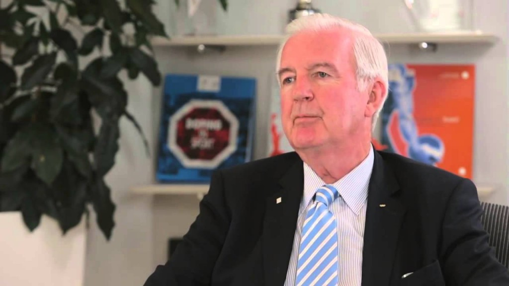 WADA President Sir Craig Reedie claimed that allowing the Moscow Laboratory to analyse blood will help the IAAF monitor the situation in Russia ©YouTube 