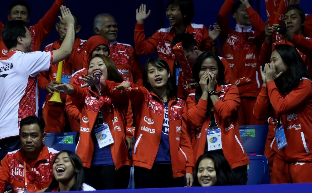 Indonesia gained a superb victory over South Korea ©BWF
