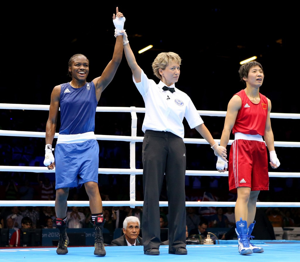 Nicola Adams became the first female boxer to win an Olympic title when she won flyweight gold at London 2012