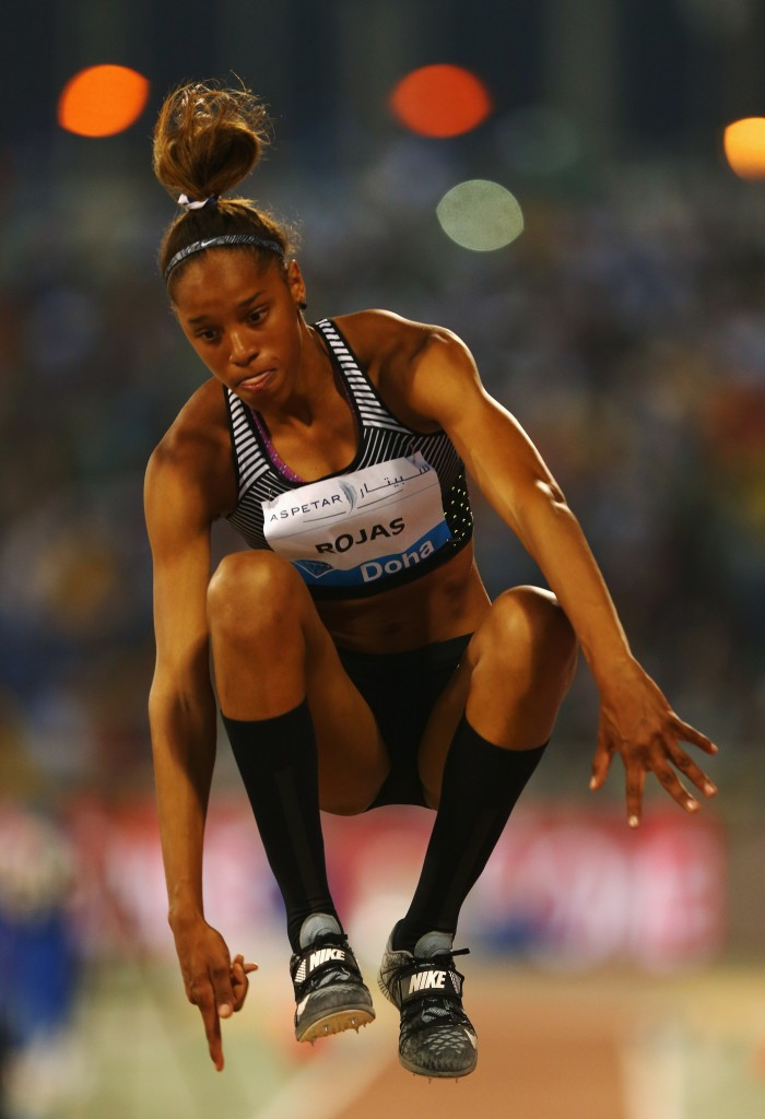 Amidst the African rivalries, Venezuela's world indoor triple jump champion Yulimar Rojas will seek to earn South American supremacy over undefeated world champion Caterine Ibarguen in Rabat ©Getty Images