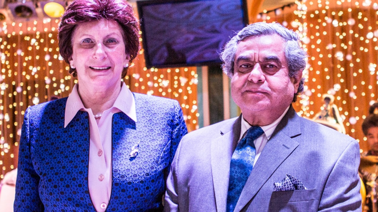 International Olympic Committee members Irena Szewinska (left) and Syed Sahid Ali (right) have praised AIBA's efforts to promote gender equality
