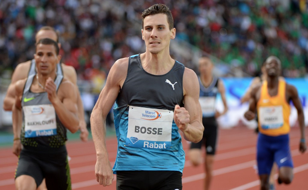 Pierre-Ambroise Bosse earned victory in the men's 800 metres